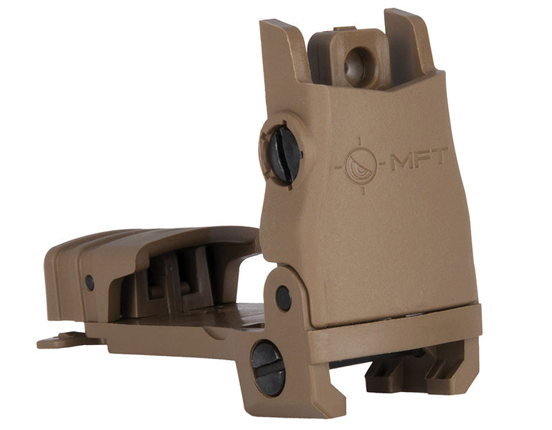 Mission First Tactical Polymer Flip Up Rear BackUp Sight with Elevation Adj SDE