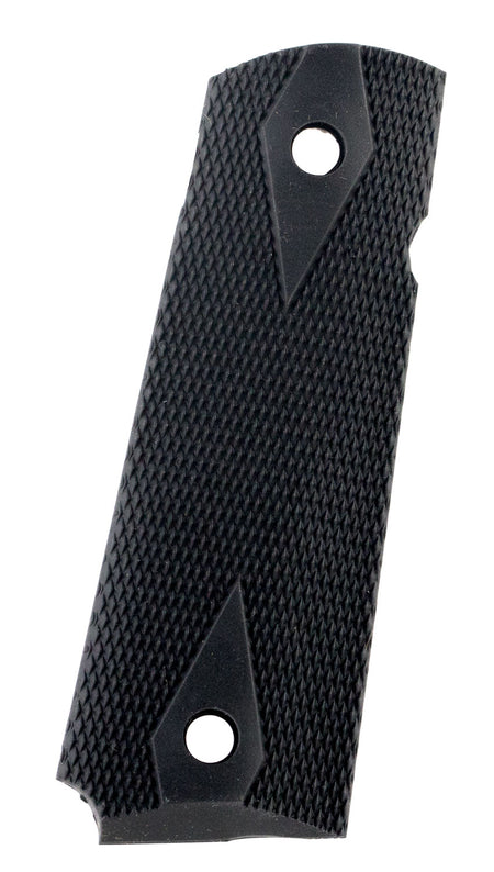 Pearce PG19112 Double Diamond Checkered Black Rubber Side Panel Grips for 1911-Style Government Pistol