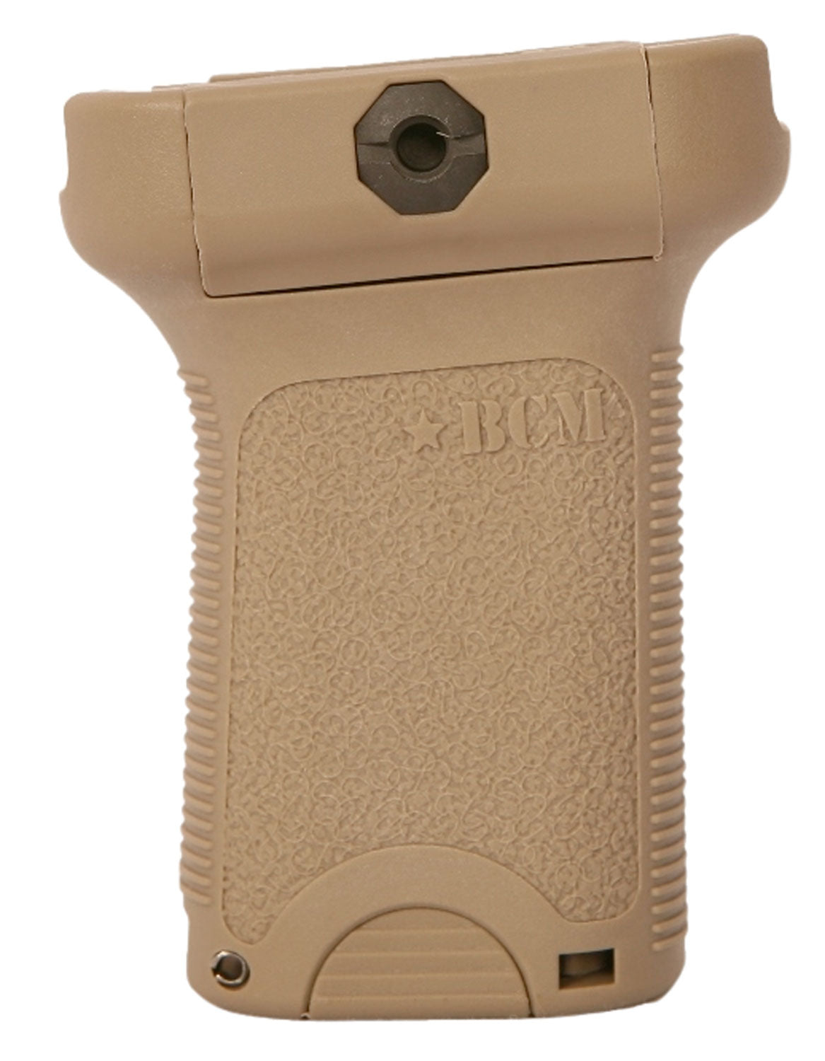 BCM Gunfighter Short Vertical Foregrip FDE Polymer Storage Compartment Picatinny Rail