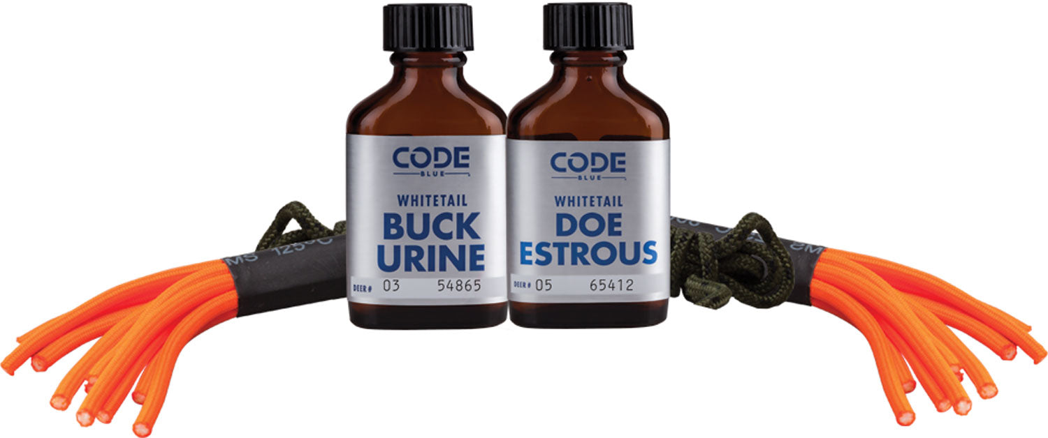Code Blue OA1074 Deer Attractant Double Drag System Doe Estrous Buck Urine
