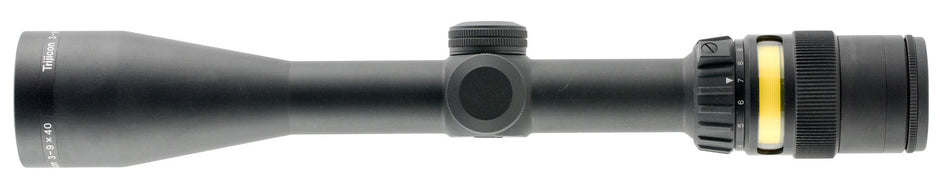 Trijicon 200004 AccuPoint Black Hardcoat 3-9x40mm 1in Tube Mil-Dot Crosshair Amber Dot Riflescope