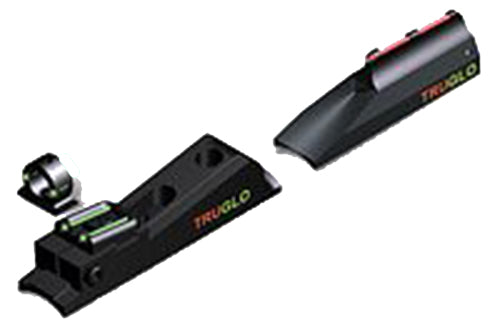 TruGlo TG958X Muzzle Brite Extreme Muzzleloader Sight Set Adjustable Red Green with Ghost Ring
