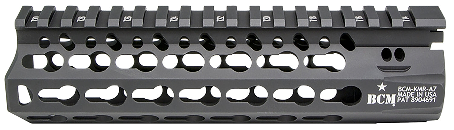 BCM KMR Alpha 7" Free-Floating KeyMod AR-15 Handguard Black