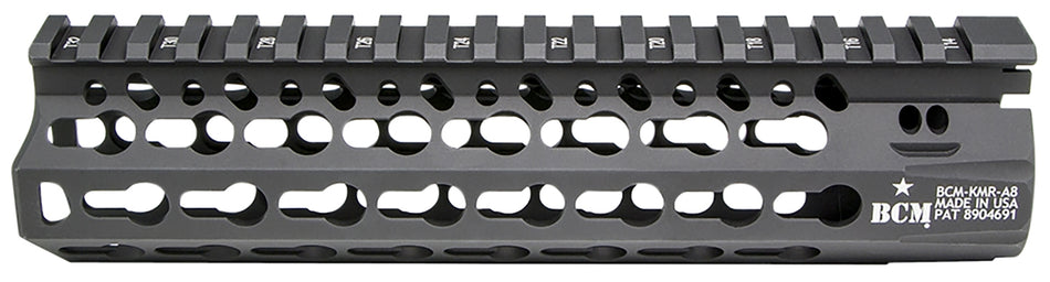 BCM KMR Alpha 8" Free-Floating KeyMod AR-15 Handguard Black