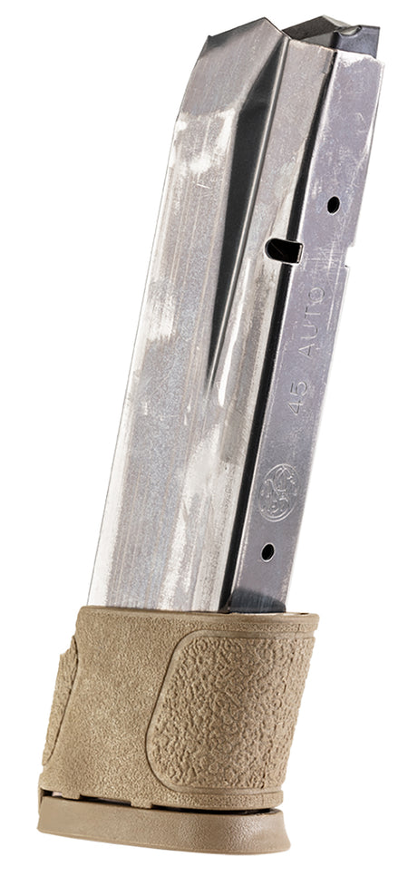 Smith & Wesson 194770000 M&P 45ACP 14 Round Brown Baseplate Magazine