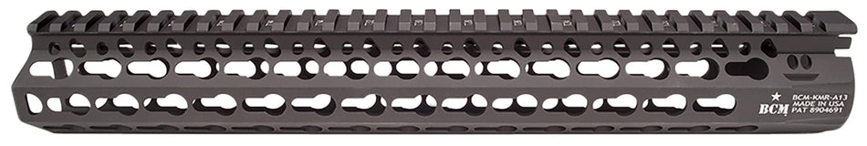 BCM KMRA13556BK KMR Alpha 13" Keymod Aluminum Handguard with Black Anodized Finish AR-15