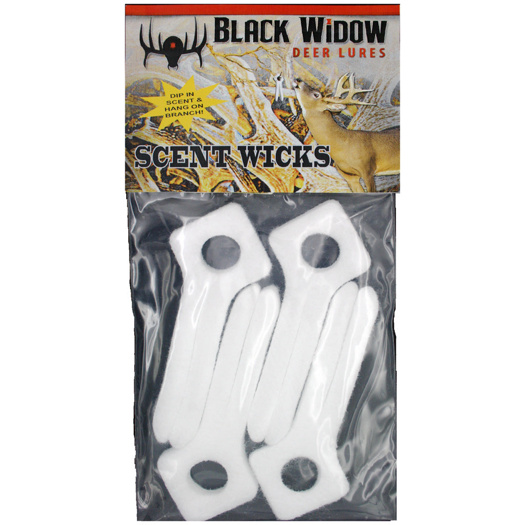 Black Widow Scent Wicks for Deer Lure 4 pk.