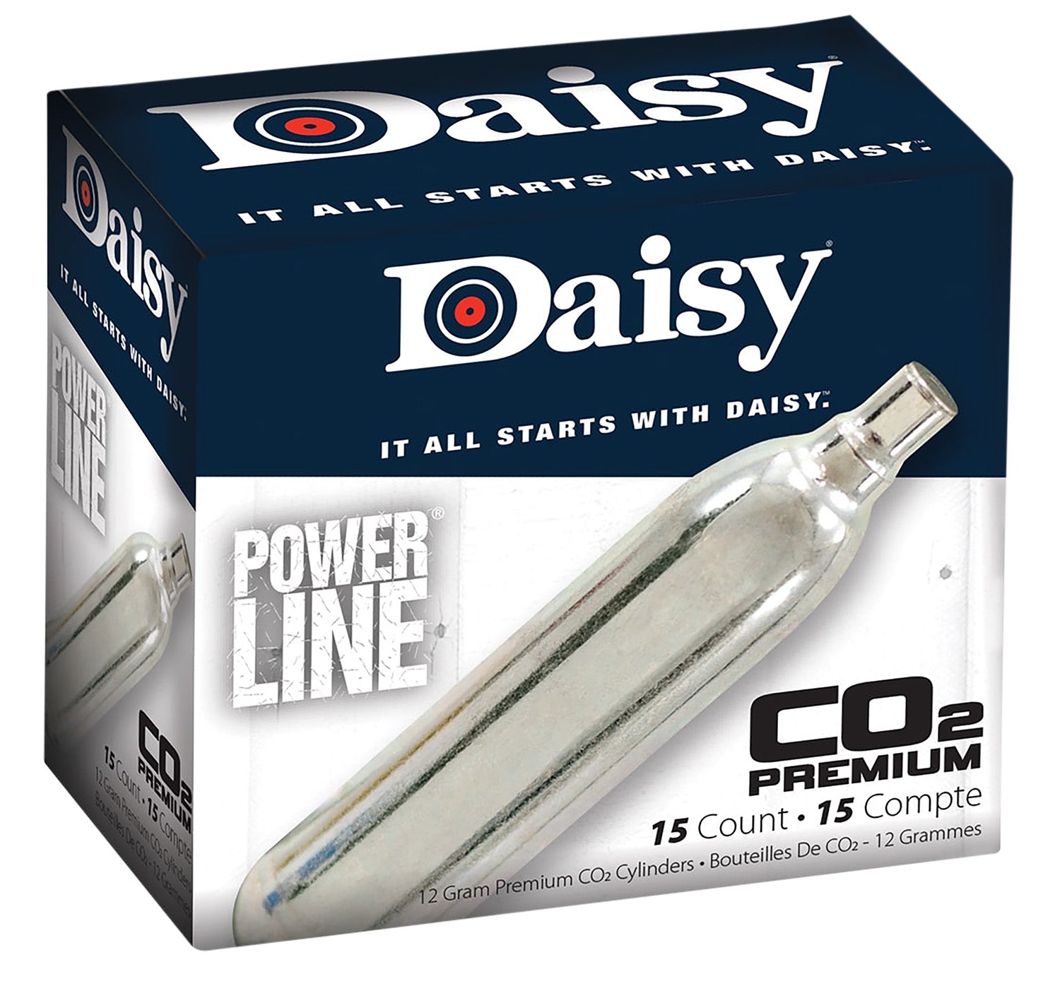 Daisy PowerLine CO2 12 Gram Cylinders Box of 15
