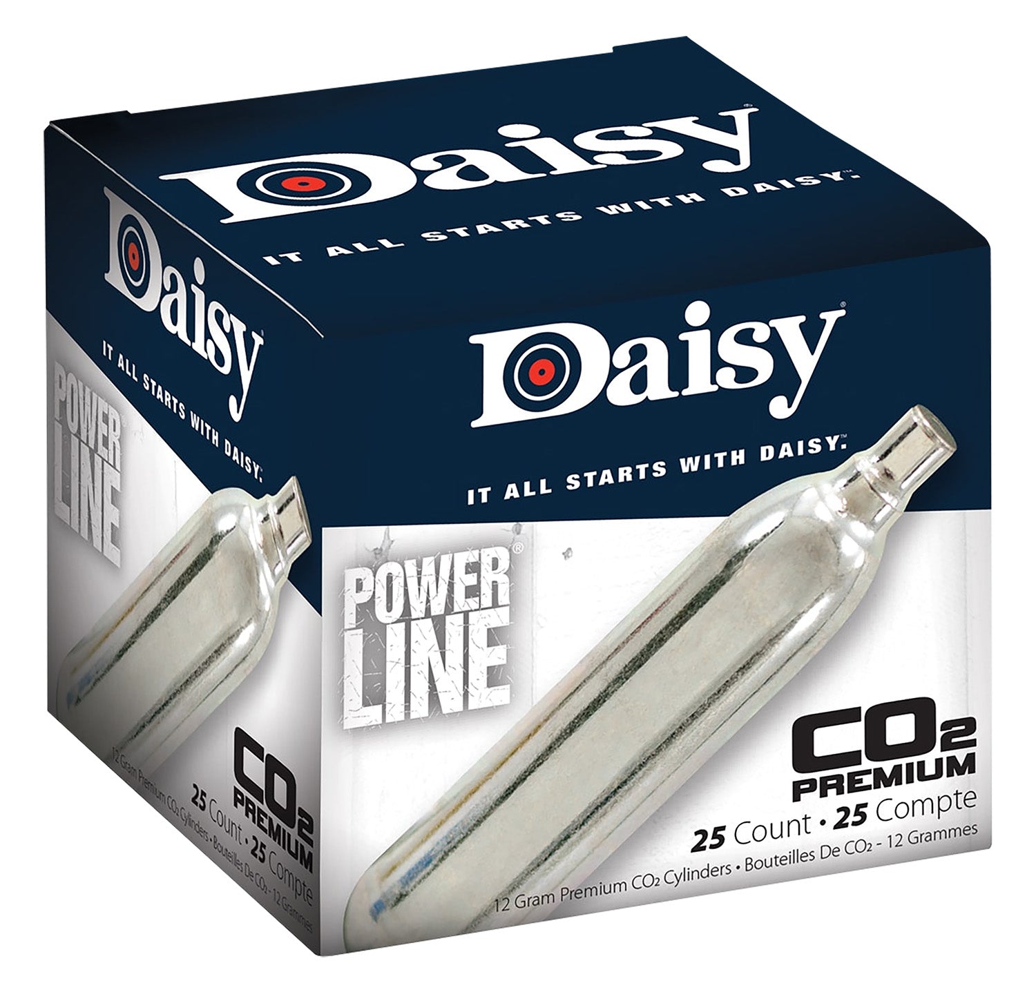 Daisy PowerLine CO2 12 Gram Cylinders Box of 25