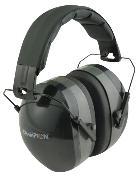 Champion Targets Passive Muff 27 dB Over-the-Head Hearing Protection Black/Gray