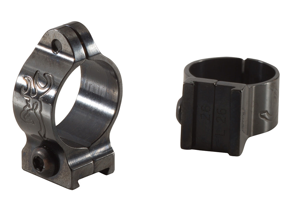 Browning 12345 1" High Scope Rings Matte Black A-Bolt/BAR/BLR/X-Bolt