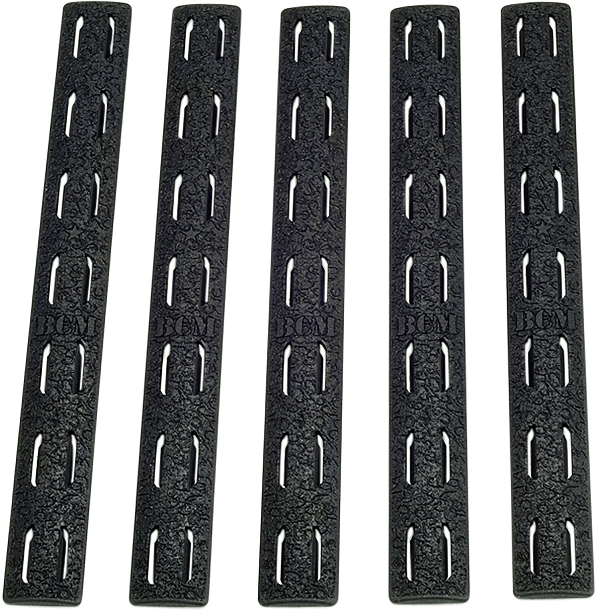 BCM AR-Platform KeyMod 5.55" Black Polymer Handguard Rail Panels 5 Pack