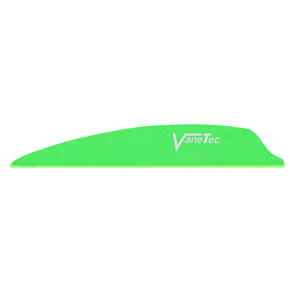 VaneTec 2.88 in. Neon Green Shield Cut Swift Vanes 100 Pack