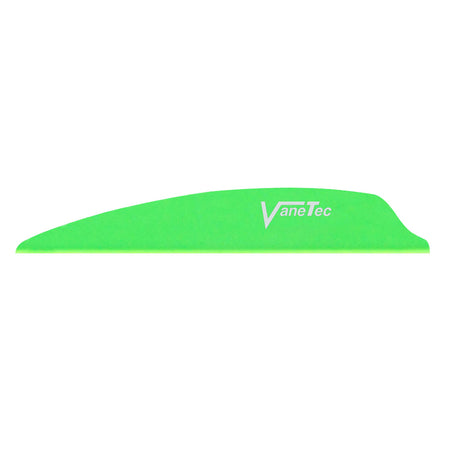VaneTec 2.88 in. Neon Green Shield Cut Swift Vanes 100 Pack