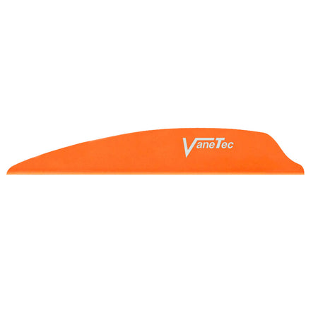 VaneTec 2.88 in. Neon Orange Shield Cut Swift Vanes 100 Pack