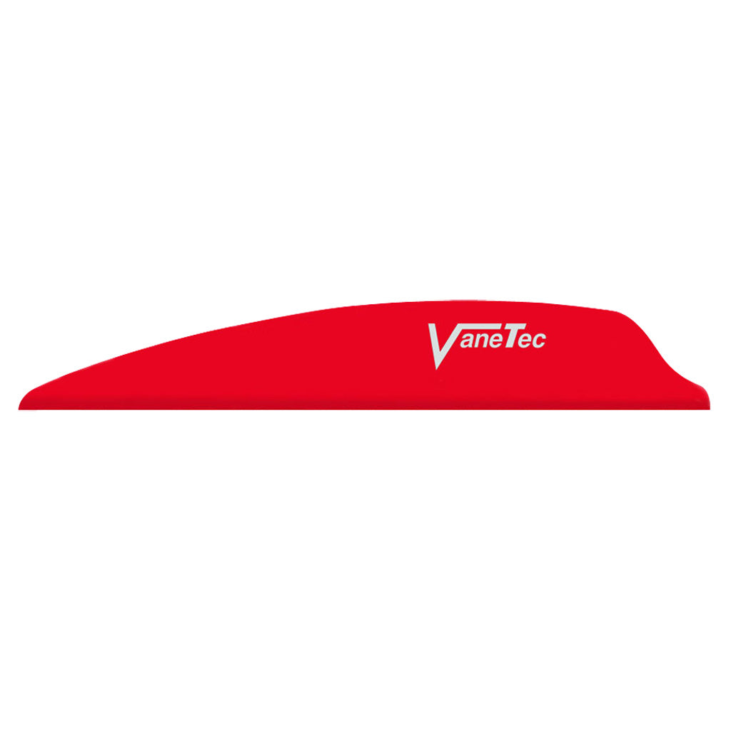 VaneTec 2.88 in. Ras Red Shield Cut Swift Vanes 100 Pack