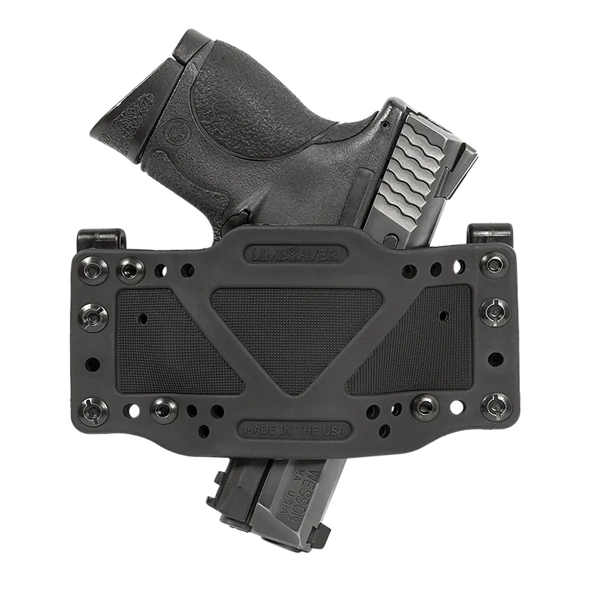 Limbsaver 12501 CrossTech Ambidextrous Universal Black Polymer IWB/OWB Holster