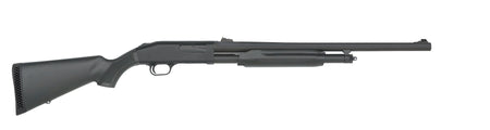 Mossberg 56435 500 Slugster 20 Gauge Pump 3" 5+1 24" Matte Blued Steel Barrel, Matte Blued Receiver, Fixed Synthetic Stock