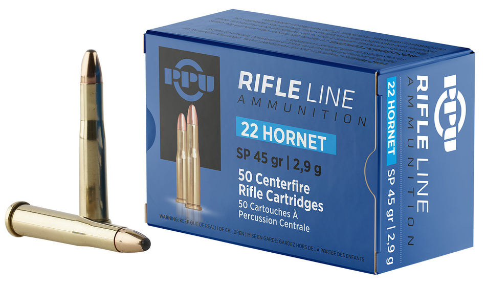 Prvi Partizan .22 Hornet Rifle 45 grain Soft Point ammunition