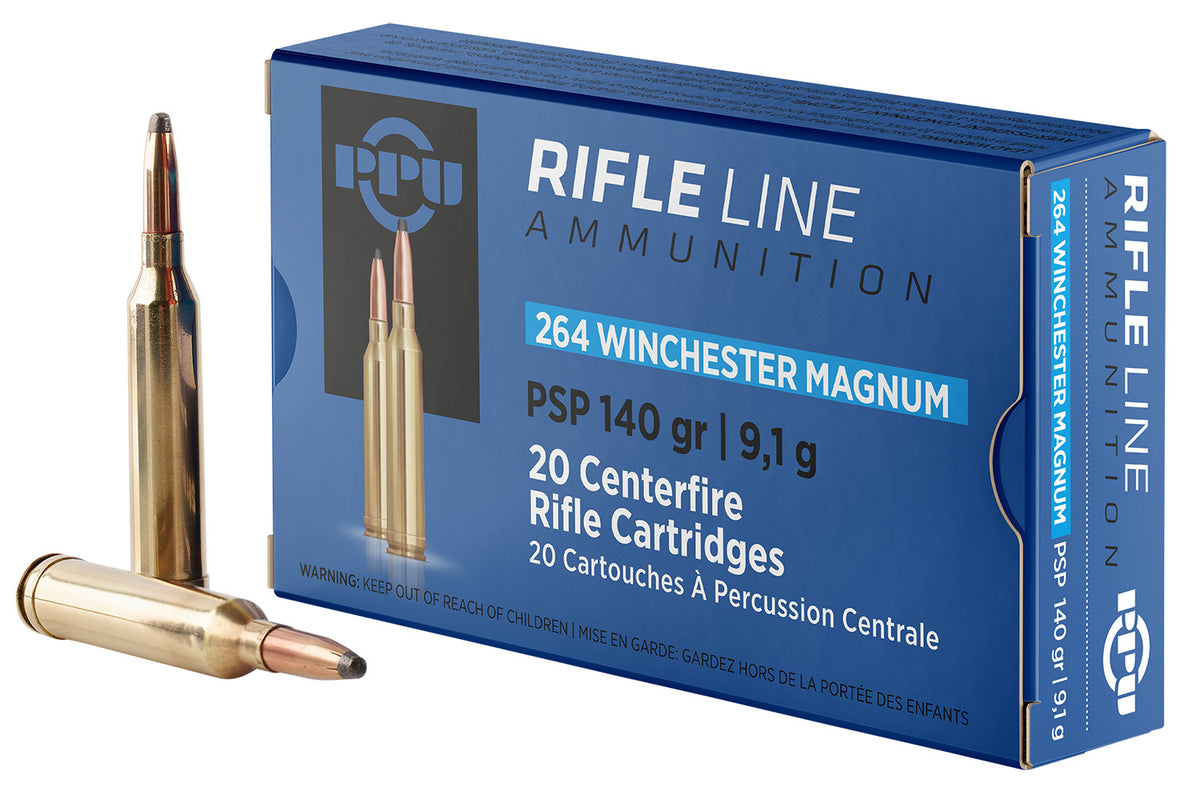 Prvi Partizan  Pointed Soft Point 140 Grain .264 Winchester Mag 3018 fps 8605003812371