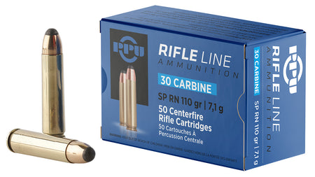 Prvi Partizan .30 Carbine Standard Rifle 110 grain Soft Point Round Nose ammunition