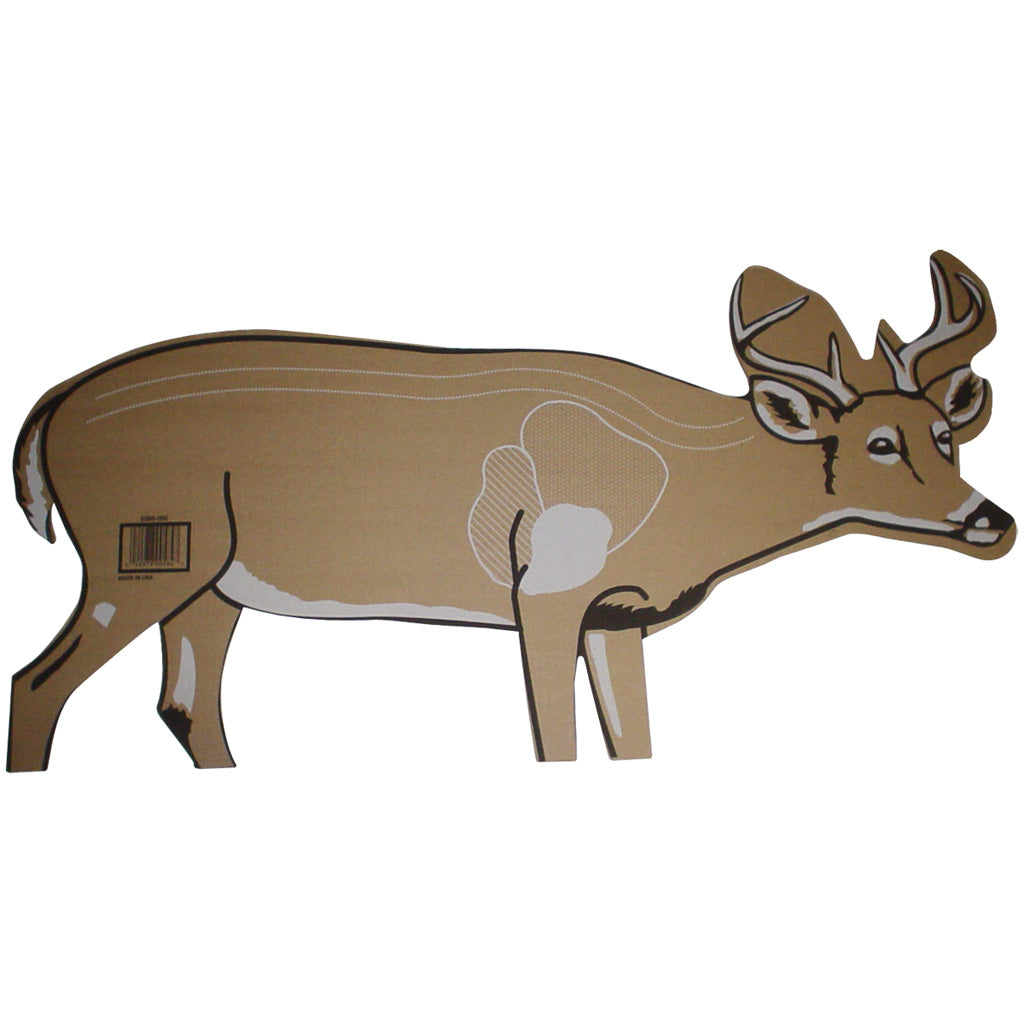 Deer Vital Zone Cardboard Target 17"x42" 25 Pack