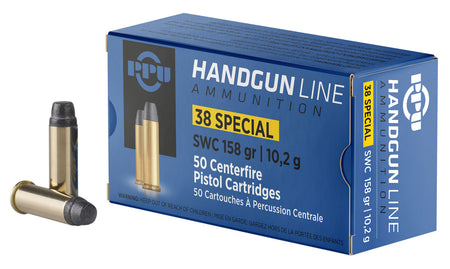 Prvi Partizan  Semi Wadcutter 158 Grain .38 Special 902 fps 8605003813088