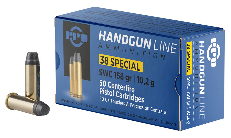 Prvi Partizan  Semi Wadcutter 158 Grain .38 Special 902 fps 8605003813088
