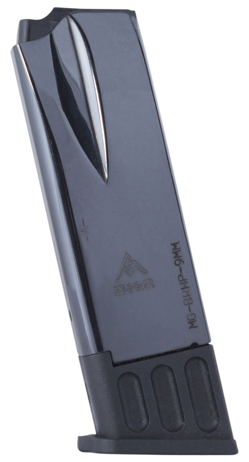 Mec-Gar 10rd 9mm Luger Blued Standard Magazine for Browning Hi-Power & SA-35 MGBRHP10B