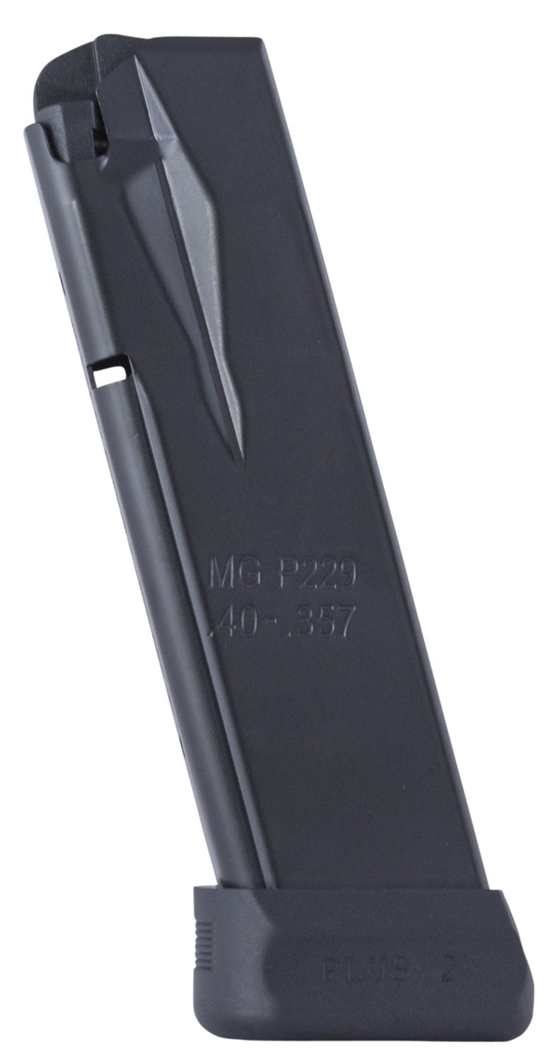 Mec-Gar 14rd .40 S&W Standard Magazine for Sig P229 – Blued Anti-Friction Coated Carbon Steel