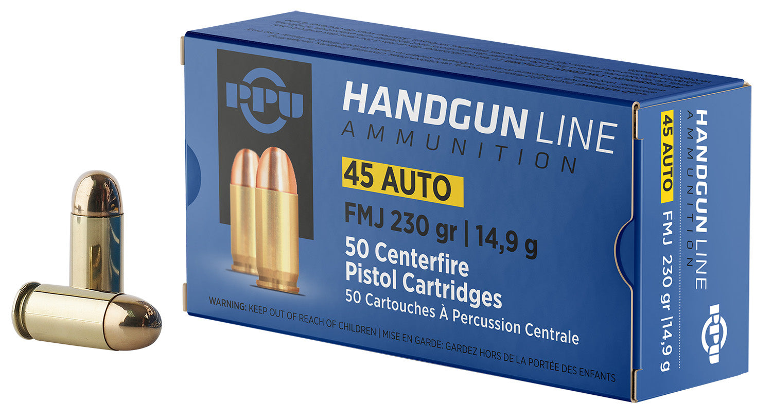 Prvi Partizan  Full Metal Jacket 230 Grain .45 ACP/Auto 836 fps 8605003813170