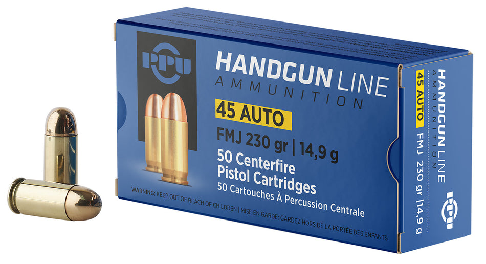 Prvi Partizan  Full Metal Jacket 230 Grain .45 ACP/Auto 836 fps 8605003813170