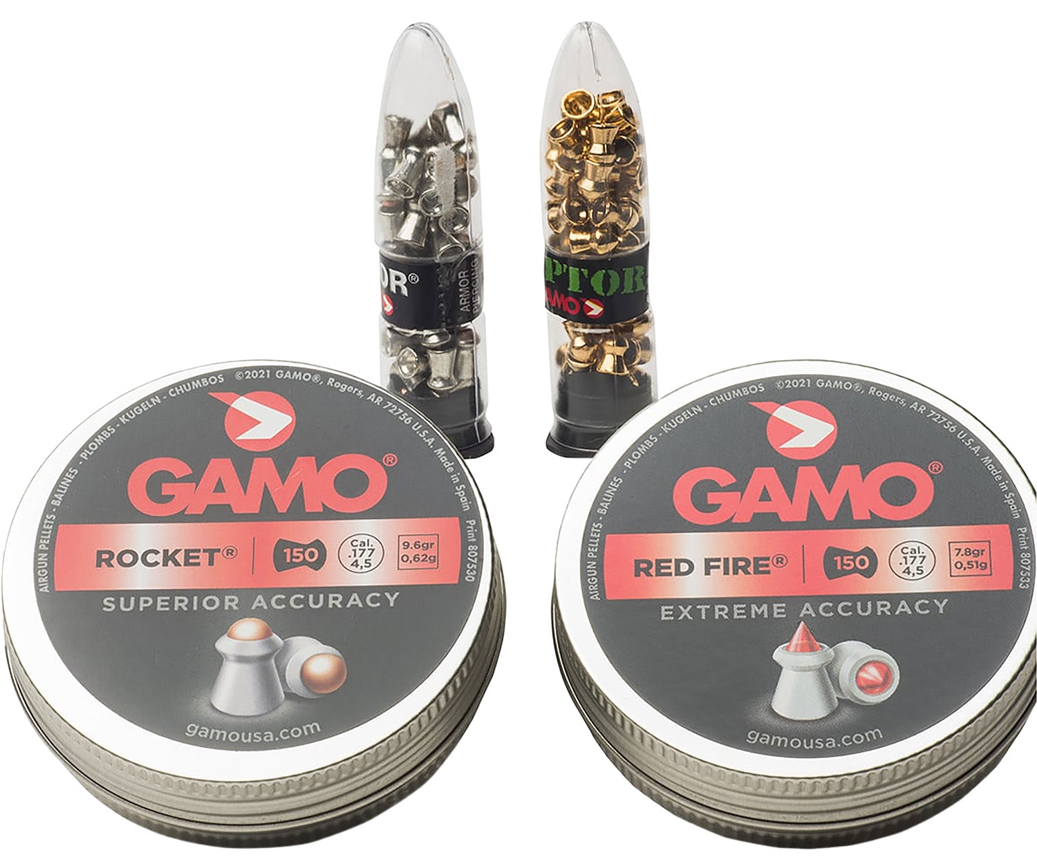 Gamo High Performance Combo 177Cal Lead Pellets Variety Pack 400/Pkg