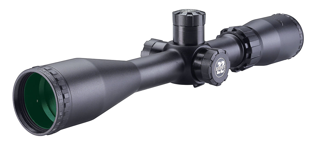BSA S22618X40SP Sweet 22 6-18x40mm Matte Black 1" Tube 30/30 Reticle Ballistic Turrets