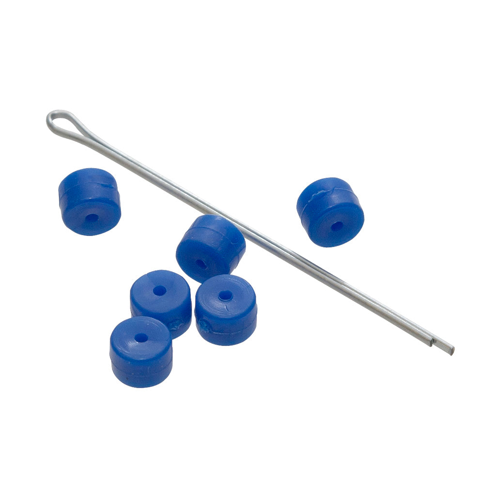 October Mountain Turbo Button 2.0 Blue 5-Pack String Accessory