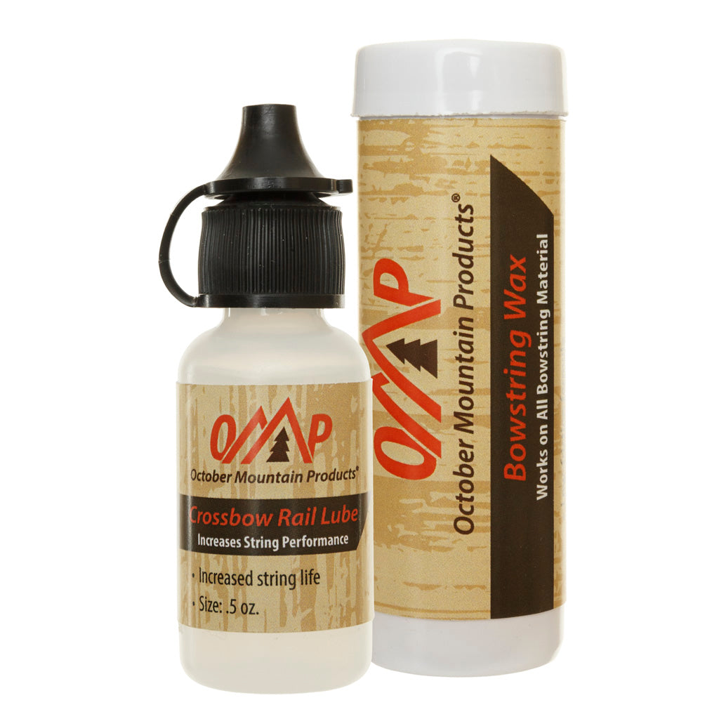 October Mountain Scent-Free Rail Lube and String Wax Combo