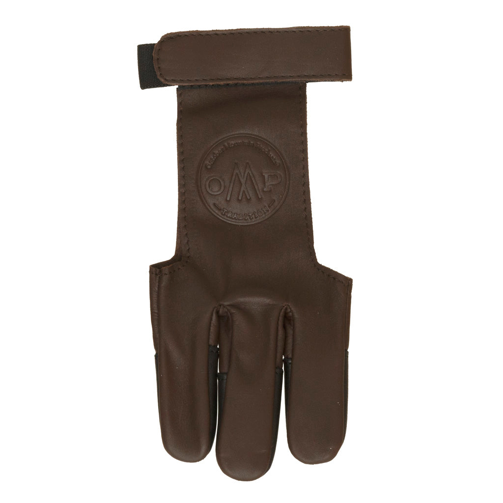 October Mountain Shooting Glove Brown Medium Size