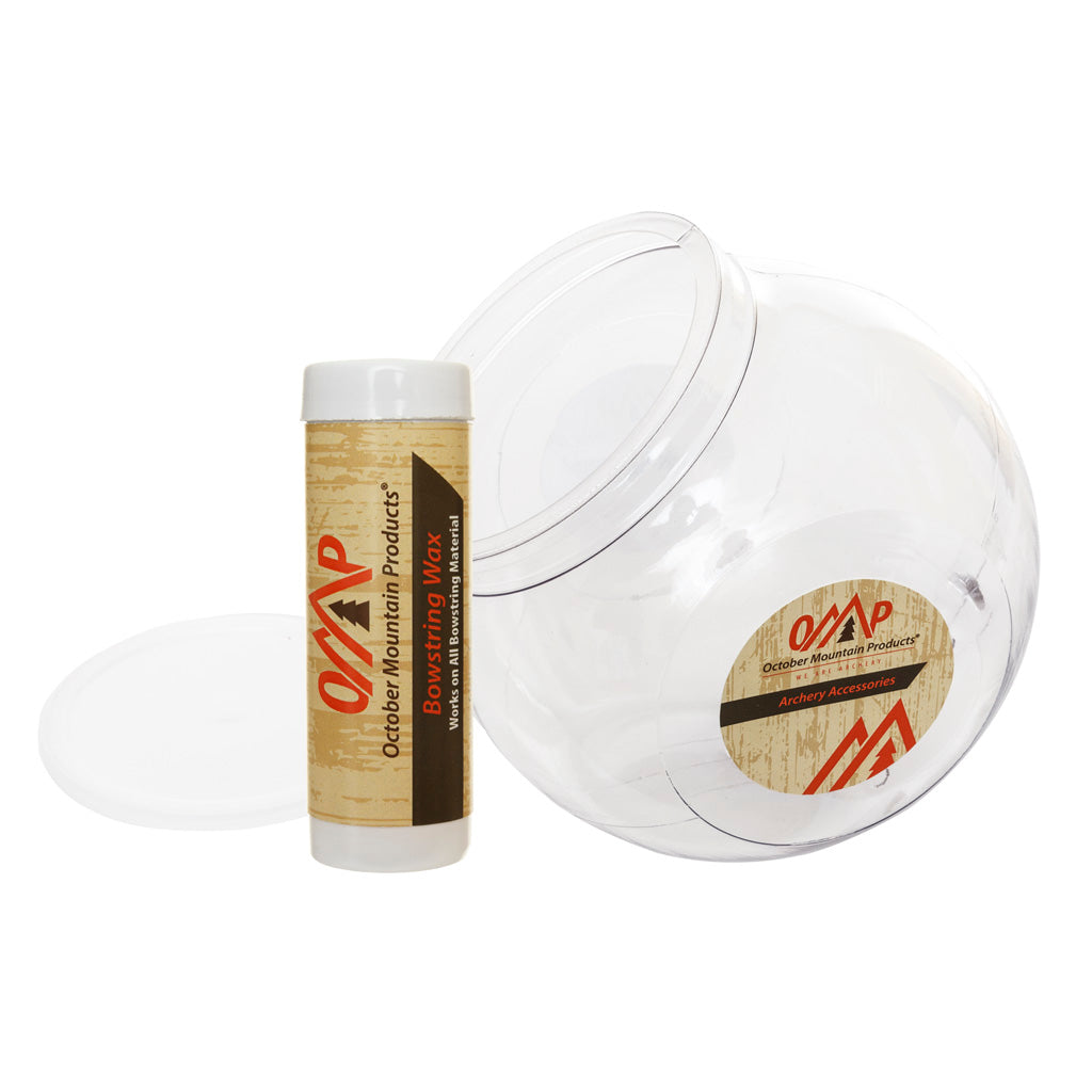 October Mountain Bowstring Wax Counter Display 10 Tubes 1 oz.