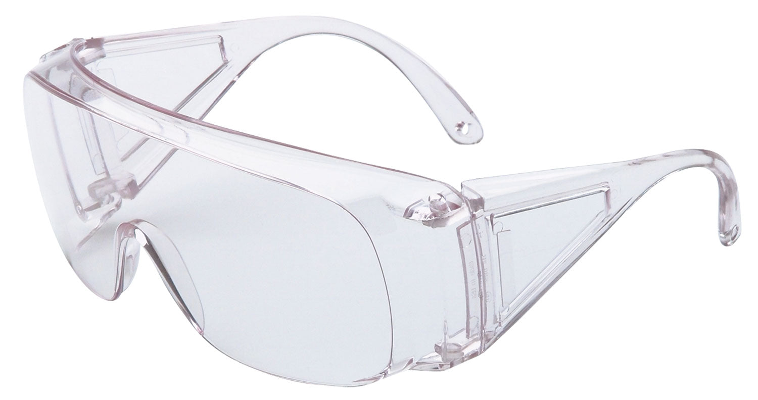 Howard Leight HL100 OTG Adult Clear Polycarbonate Shooting Glasses Clear Frame ANSI Z87.1