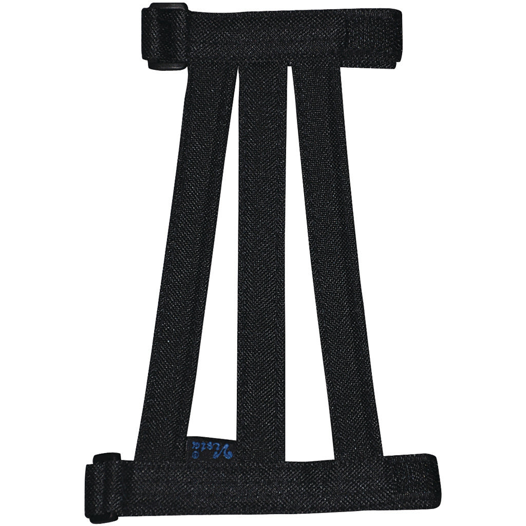 Vista Ultra-Lite 3-Stave Armguard Black Velcro