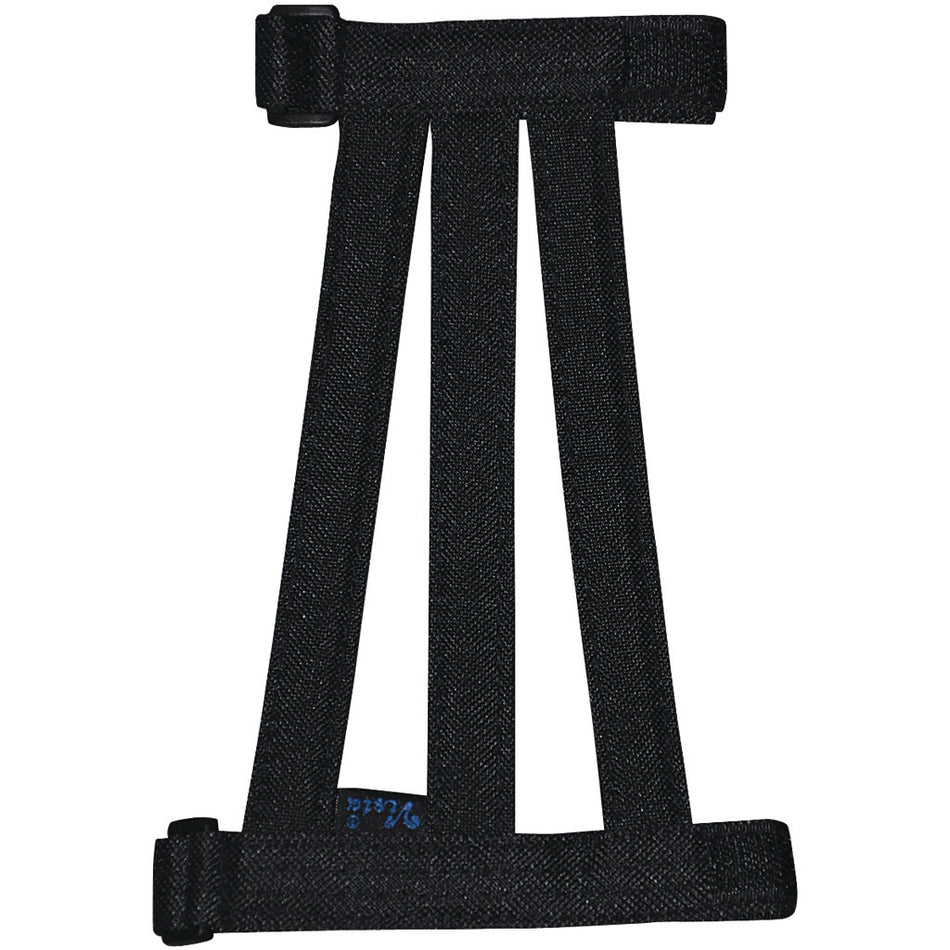 Vista Ultra-Lite 3-Stave Armguard Black Velcro