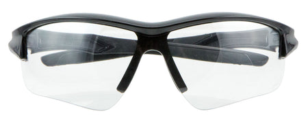 Howard Leight R02214 Acadia Shooting Glasses Clear Anti-Fog Scratch-Resistant Black Frame Adult