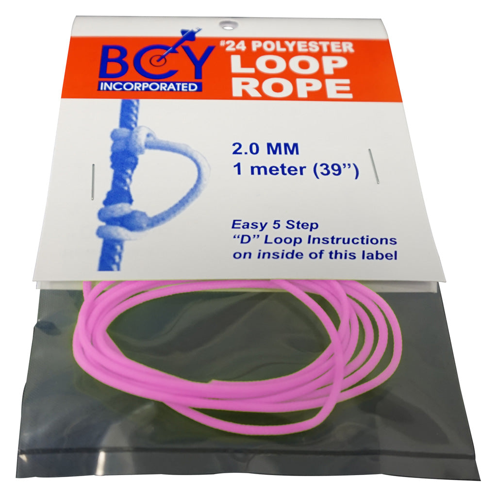 BCY 24 D-Loop String Material Pink 1 Meter for Archery