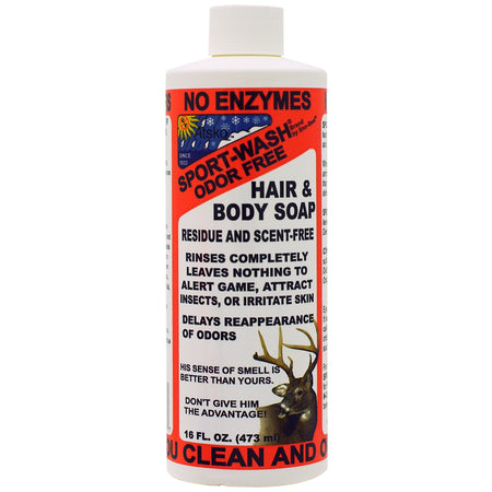 Atsko Sport Wash Residue-Free Hair and Body Soap 16 oz.