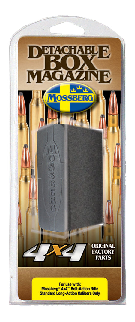 Mossberg 95033 4x4 Patriot Long Action 5rd Drop Box Mag 270 Win 30-06 Springfield Black Polymer