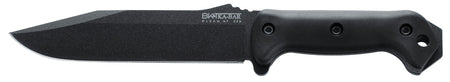 Ka-Bar BK7 Becker Combat Utility 7" Fixed Blade Knife, 1095 Cro-Van Steel, Black Ultramid Handle, Sheath Included