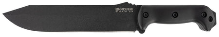 Ka-Bar BK9 Becker Combat Bowie 9.25" Fixed Blade Knife, Plain 1095 Cro-Van, Black Ultramid Handle, Sheath Included
