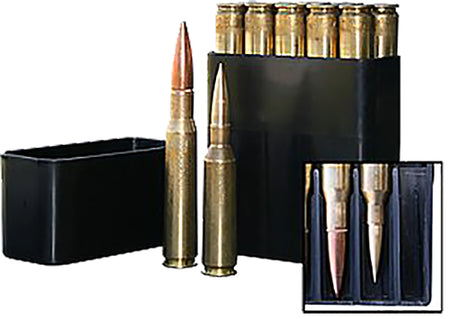 MTM Case-Gard BMG1040 Black Polypropylene 50 BMG Slip-Top Ammo Box 10rd