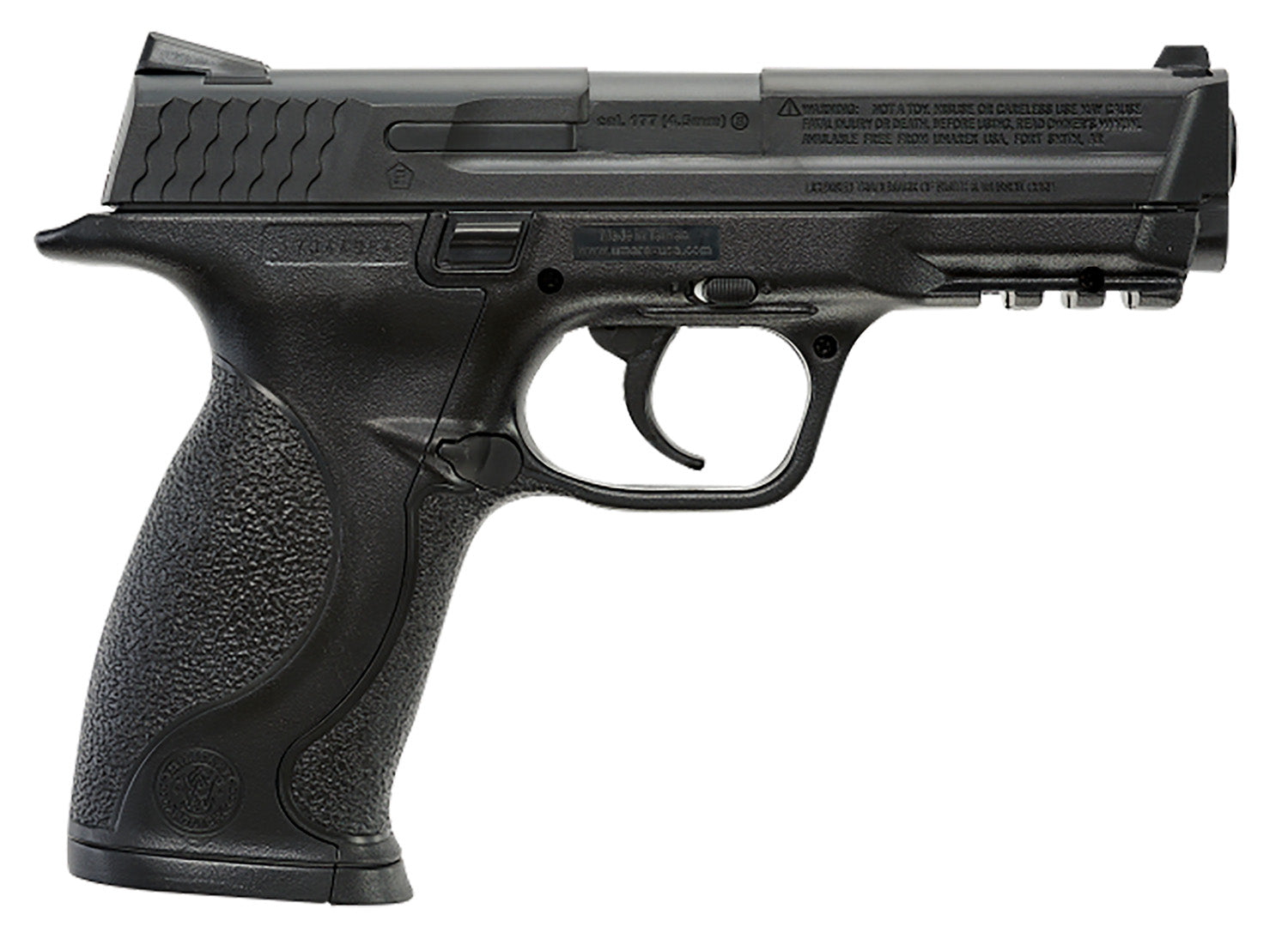 Umarex S&W Military & Police CO2 Airgun Pistol .177 BB 19+1 Black Fiber Optic Sights