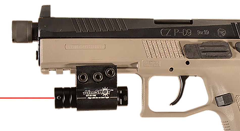 AimShot Red Laser KT6132 Pistol Mount Matte Black